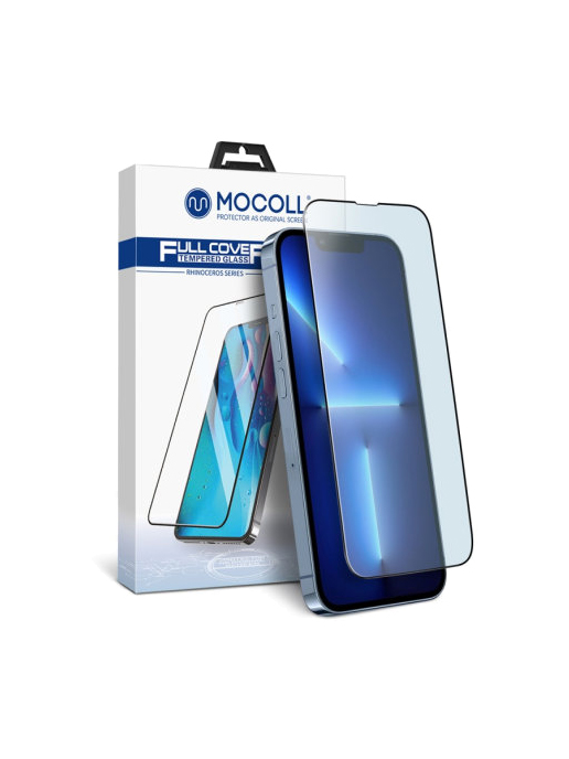 Защитное стекло MOCOLL Rhinoceros 2.5D iPhone 13 Pro Max матовое, черная рамка